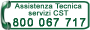 Numero verde Assistenza Tecnica servizi CST 800 067 717